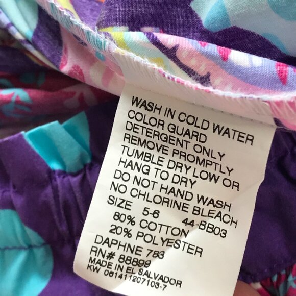 Eleanor Rose Daphne Halter‎ Dress Girls Size 5-6 Cotton Blend Paisley Polka Dot - Picture 7 of 10